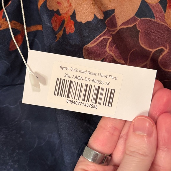 NWT Baltic Born Maxi Dress Floral with Side Slit Womens sz 2X - Picture 14 of 16